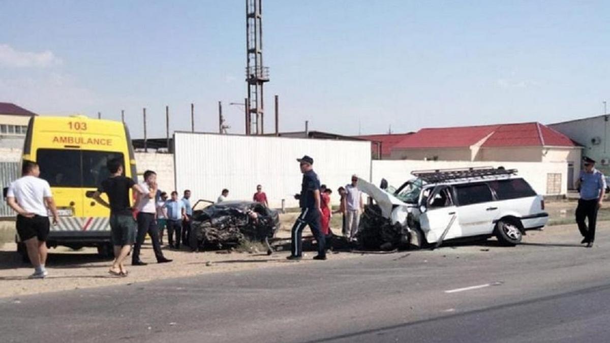 ДТП в пригороде Актау