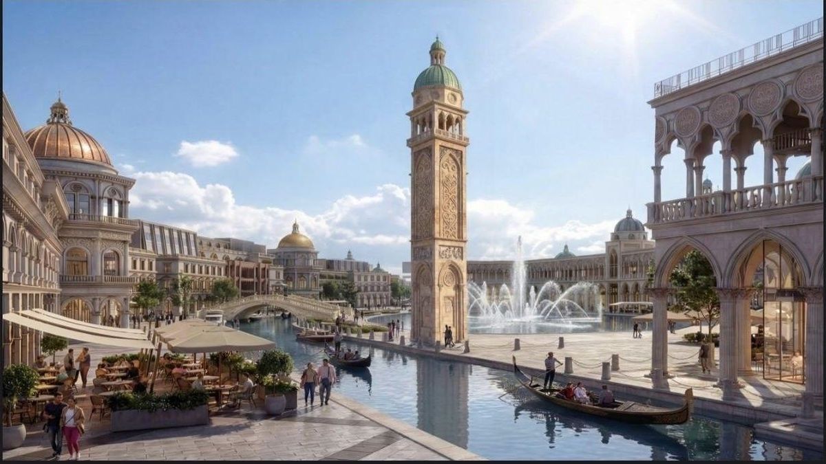 Эскиз комплекса Almaty Promenade