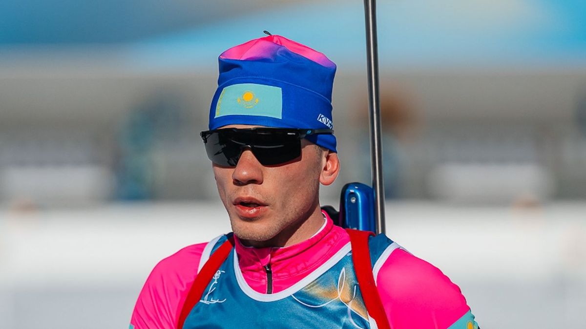 Казахстанский биатлонист Владислав Киреев