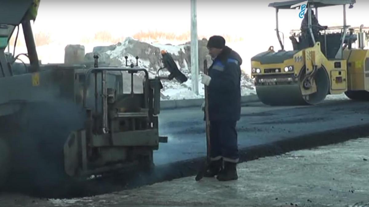 Укладка асфальта в Семее