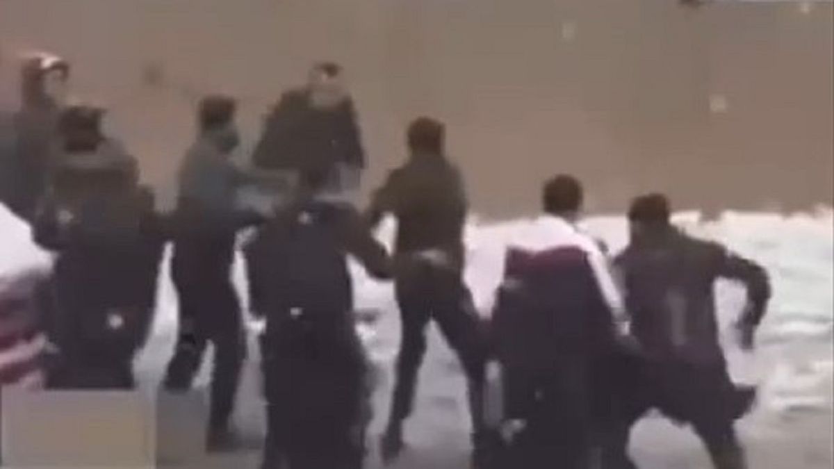 Драка в Шымкенте