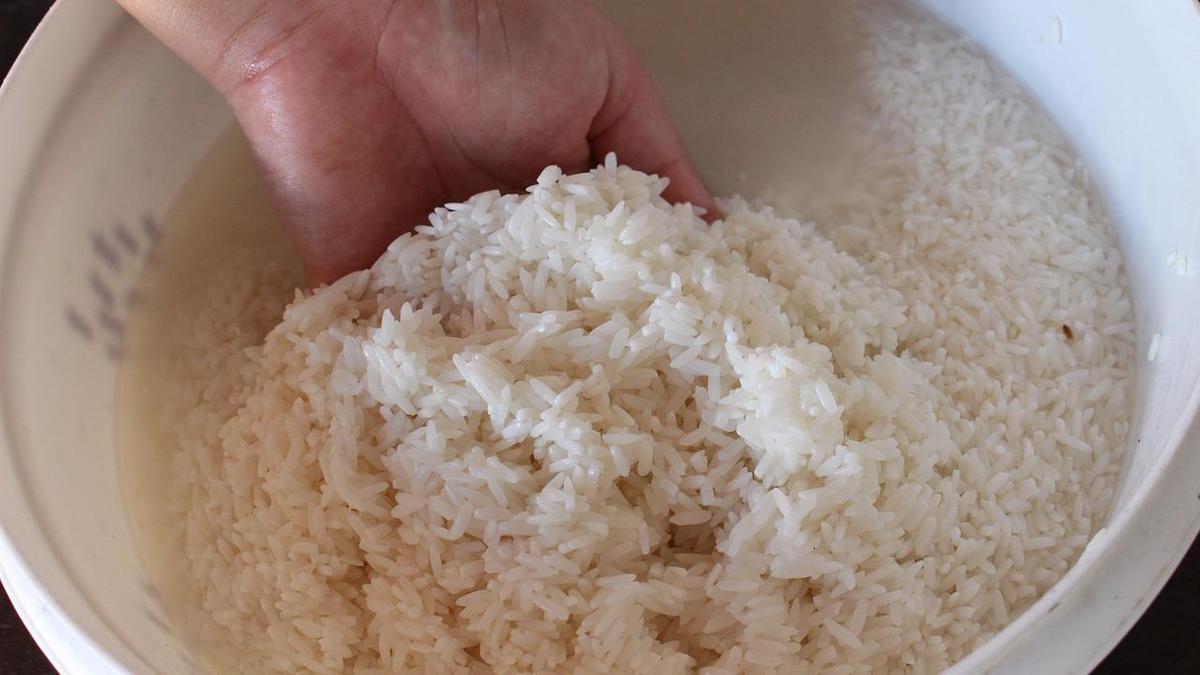 Процесс варки риса