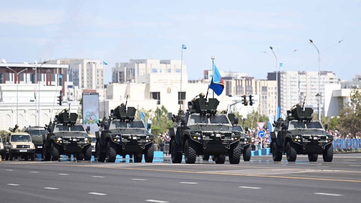 Военный парад в Астане в 2025 году
