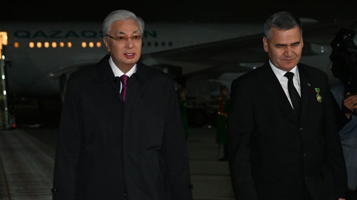 Қасым-Жомарт Тоқаев Ашхабадқа келді