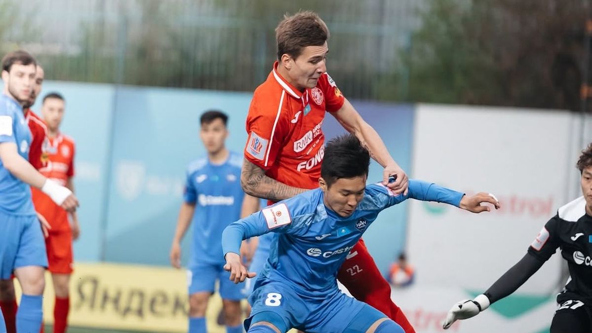 Матч "Хан-Тенгри" и "Кыхылжара" в Кубке Казахстана