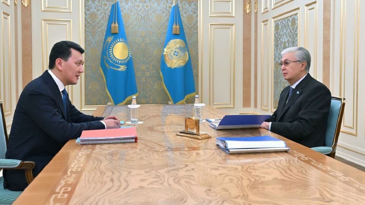Касым-Жомарт Токаев и Ерлан Карин