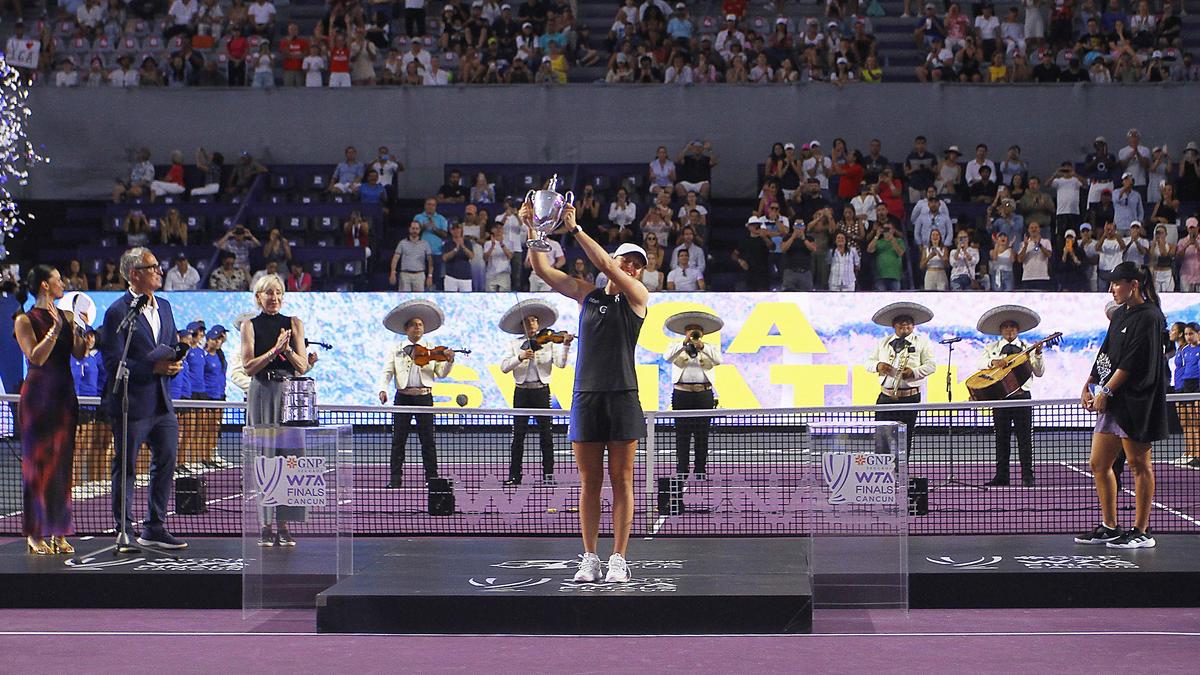 Ига Швентек- чемпионка Итогового турнира WTA-2023 Ига Швентек- чемпионка Итогового турнира WTA-2023