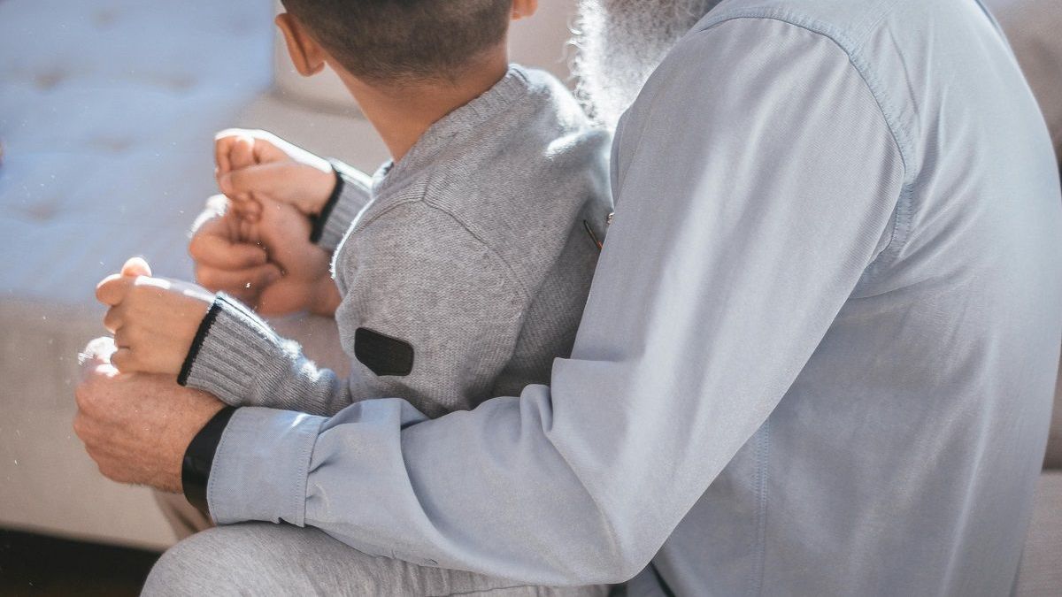 Дедушка и внук