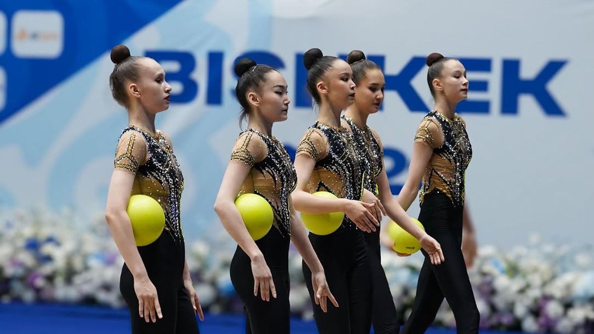 Сборная Казахстана по художественной гимнастике на ЧА-2026