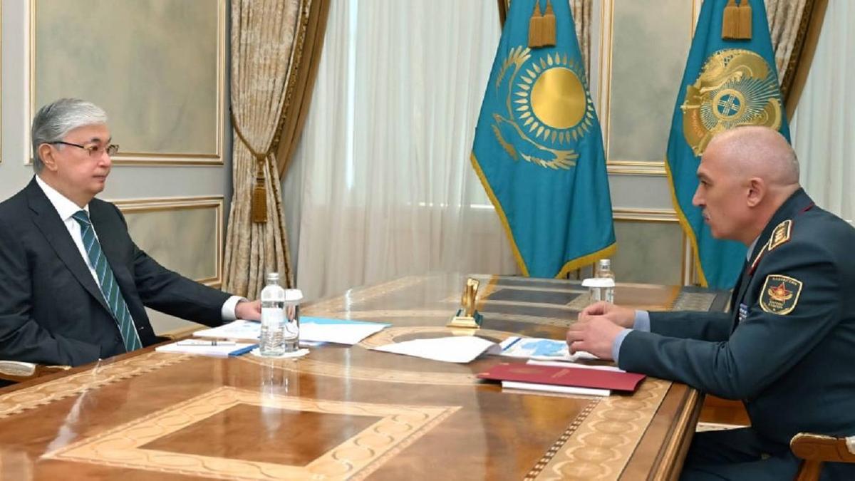 Қасым-Жомарт Тоқаев пен Руслан Жақсылықов Қасым-Жомарт Тоқаев пен Руслан Жақсылықов
