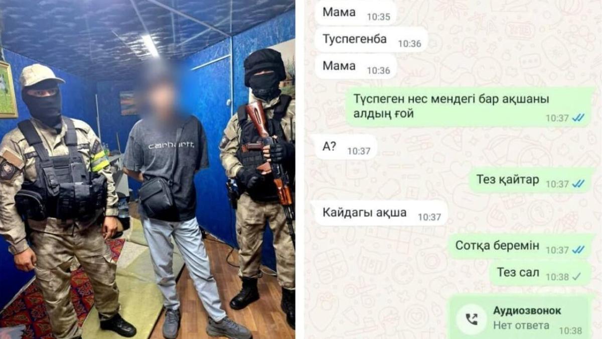 Задержанный и переписка в WhatsApp