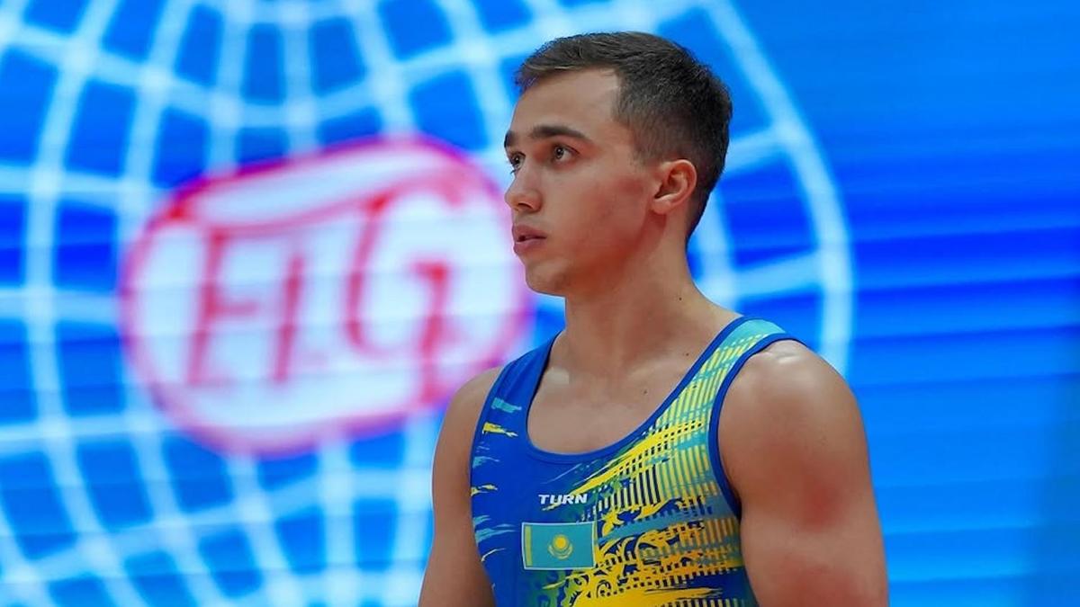 Казахстанский гимнаст Милад Карими