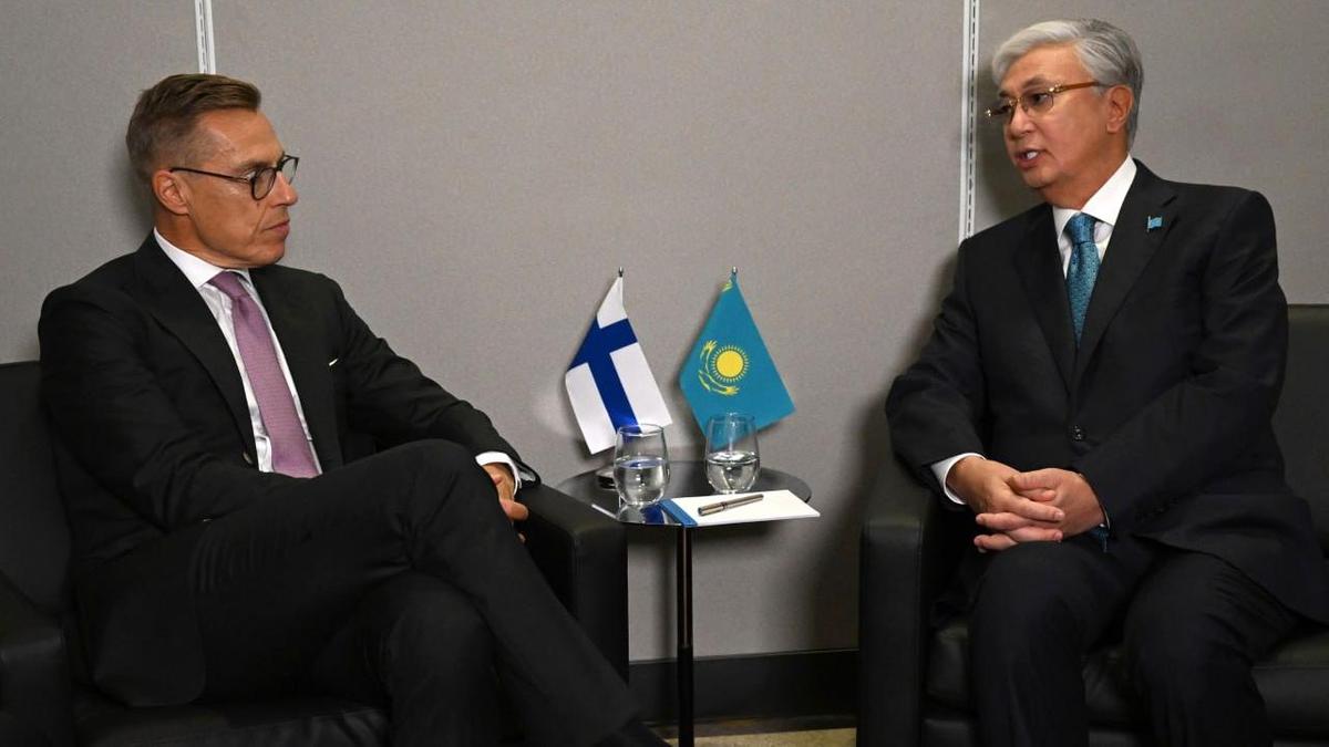 Тоқаев пен Александр Стубб