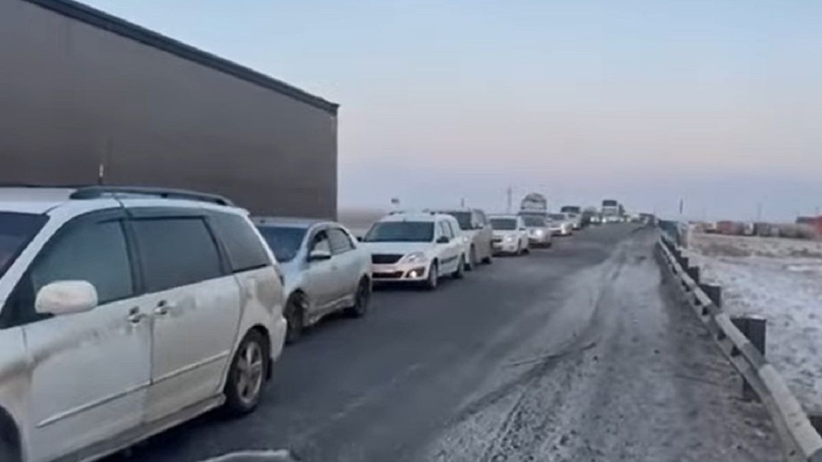 Трасса в Актюбинской области