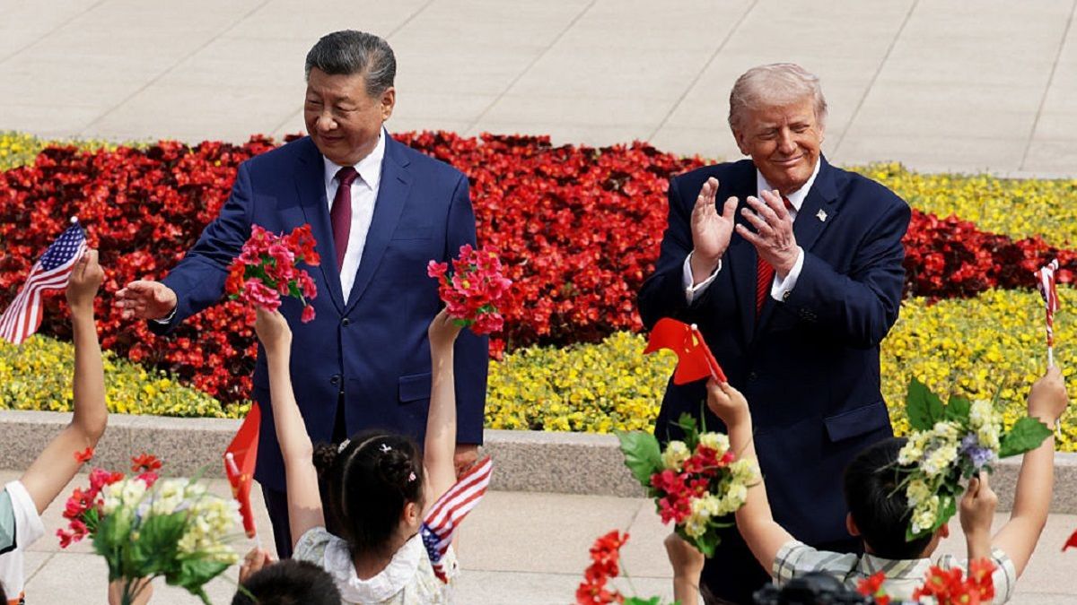 Си Цзиньпин и Дональд Трамп