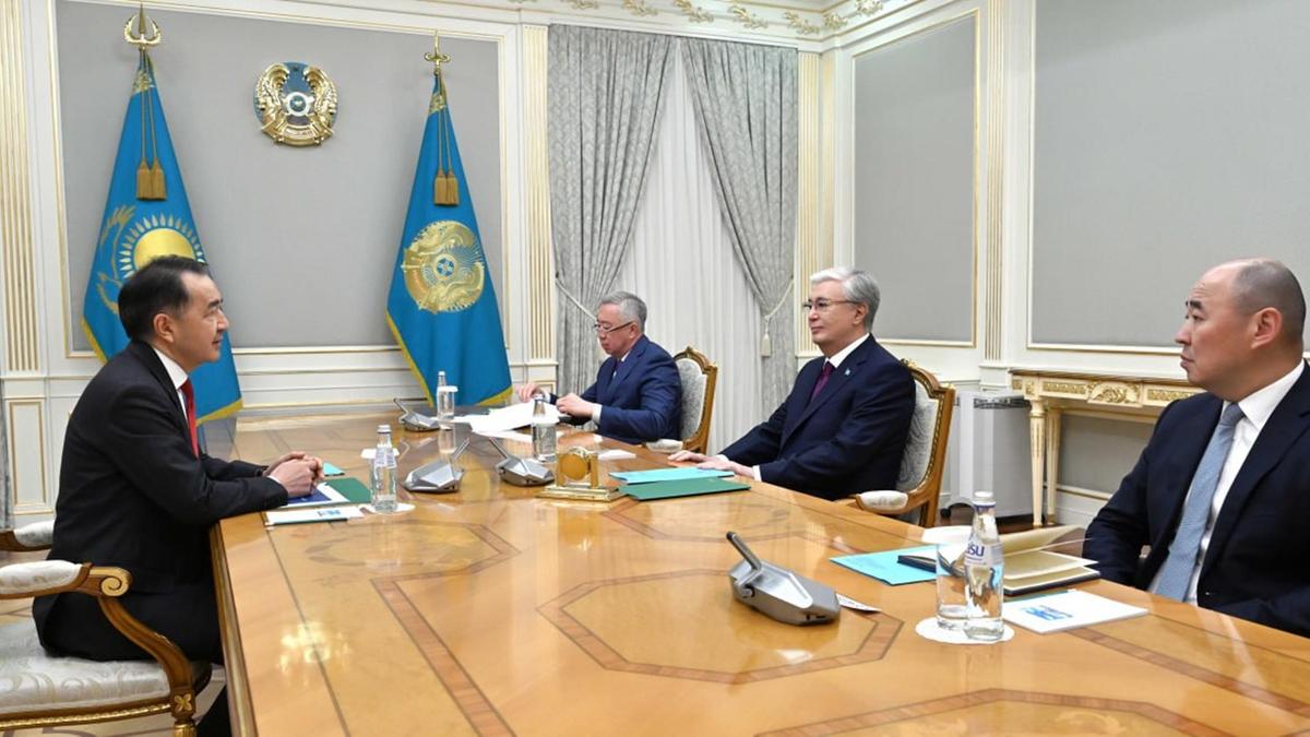 Бақытжан Сағынтаев президент қабылдауында Бақытжан Сағынтаев президент қабылдауында