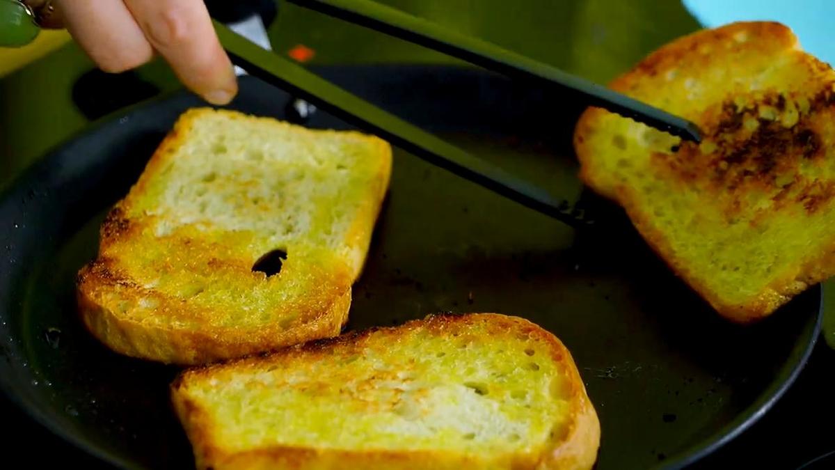 Гренки из белого хлеба