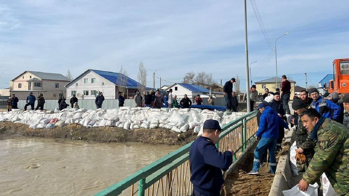 Паводок в Кульсары