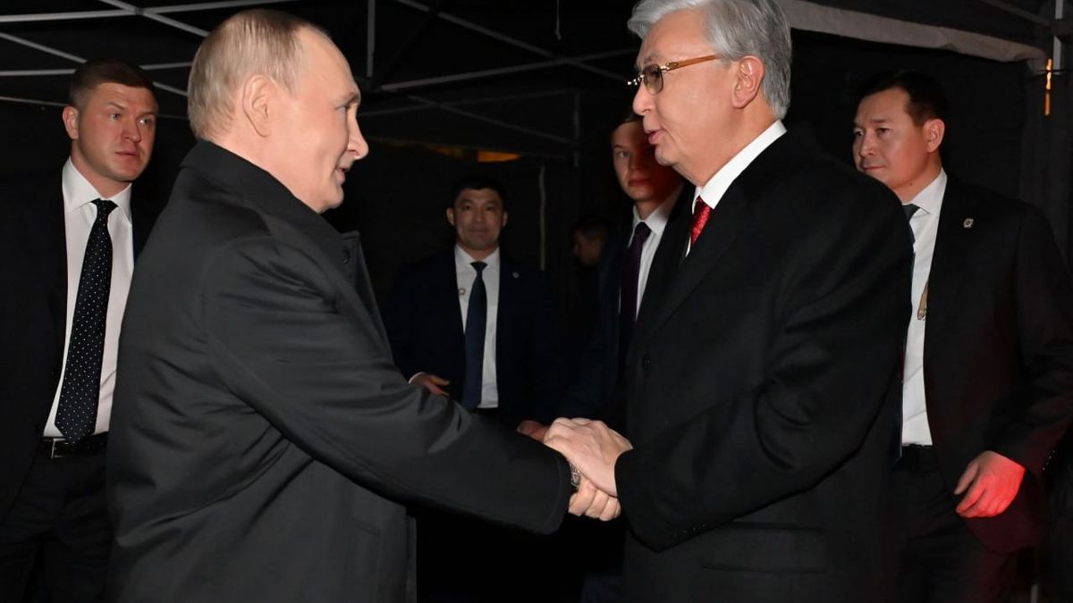 Касым-Жомарт Токаев и Владимир Путин