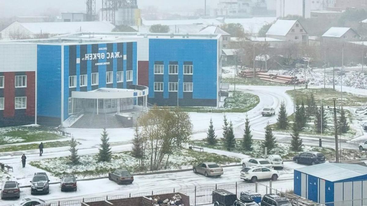 Петропавлға қар жауды Петропавлға қар жауды