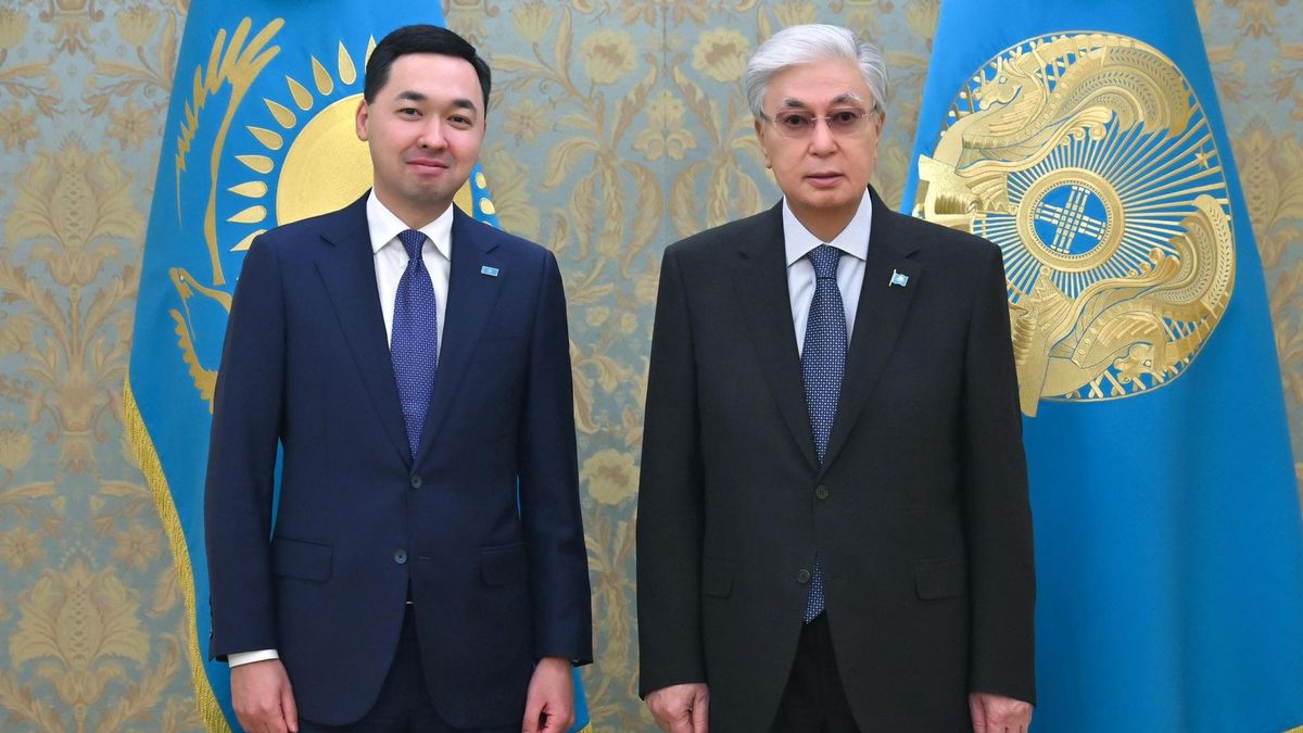 Касым-Жомарт Токаев и Руслан Желдибай