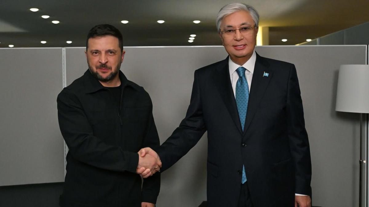 Тоқаев пен Зеленский
