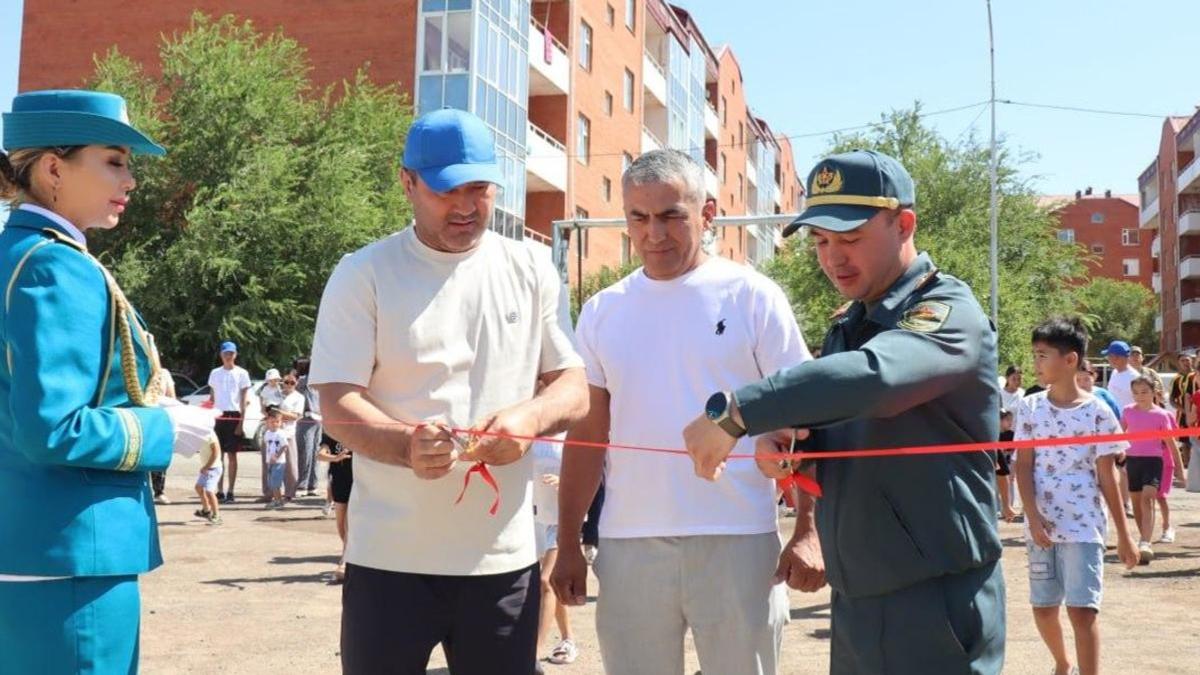 Открытие спортивно-игрового комплекса