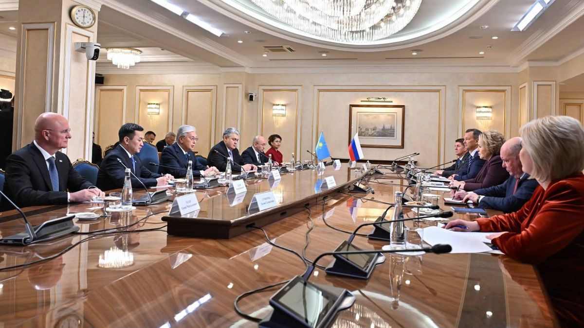 Касым-Жомарт Токаев встретился с Валентиной Матвиенко