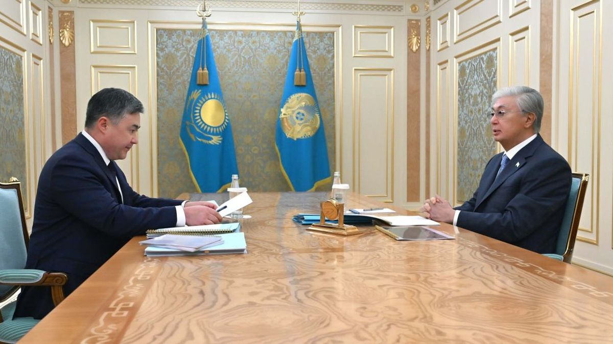 Касым-Жомарт Токаев и Тимур Сулейменов