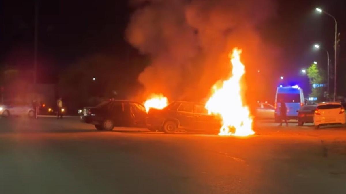 Угнанный автомобиль попал в аварию Угнанный автомобиль попал в аварию
