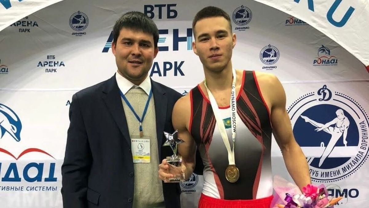 Тренер Тимур Абдуллин и Нариман Курбанов