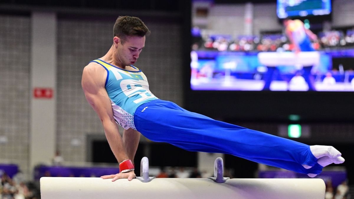 Казахстанский гимнаст Нариман Курбанов