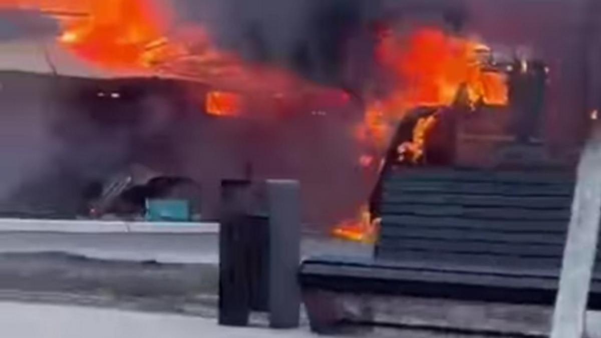 Взрыв на АЗС в Кульсары Взрыв на АЗС в Кульсары
