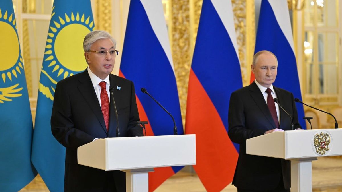 Касым-Жомарт Токаев и Владимир Путин