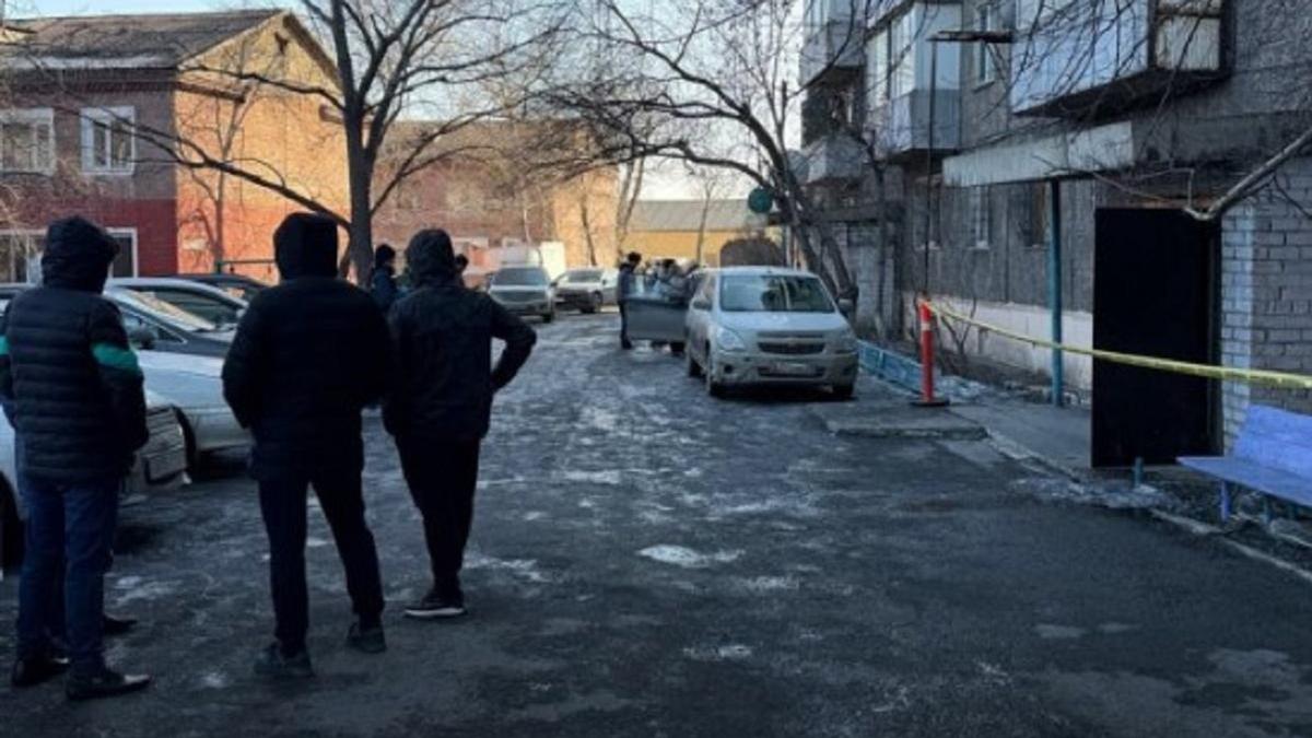 Место преступления в Семее Место преступления в Семее