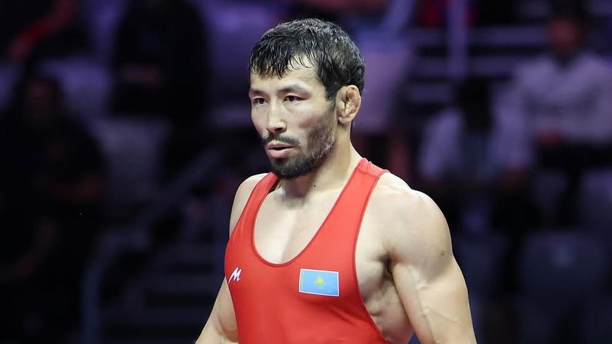 Казахстанский борец Демеу Жадраев