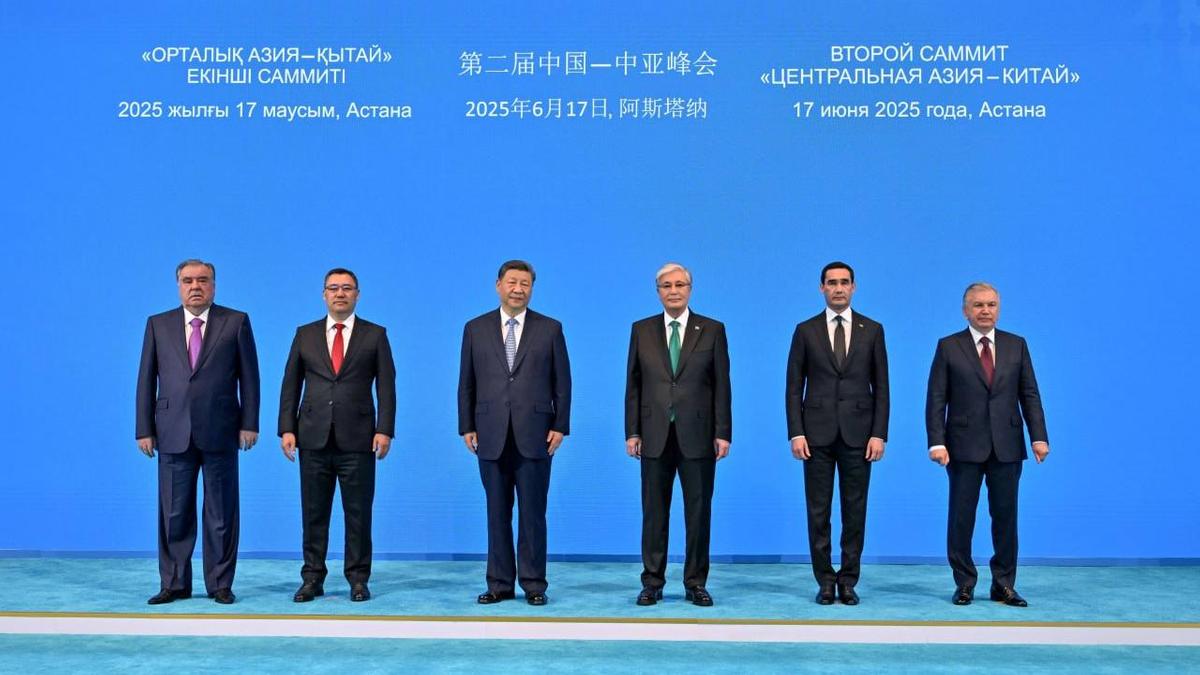 Главы государств на саммите Центральная Азия - Китай в Астане Главы государств на саммите Центральная Азия - Китай в Астане