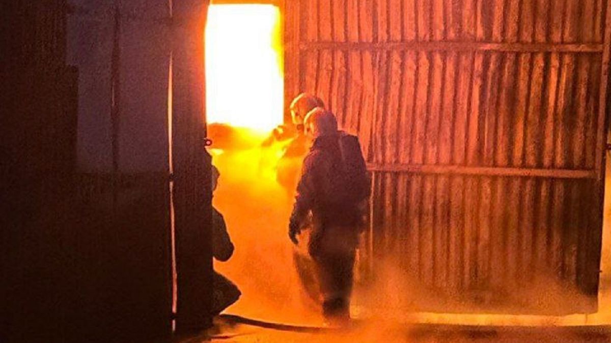 Пожарный на месте ЧП