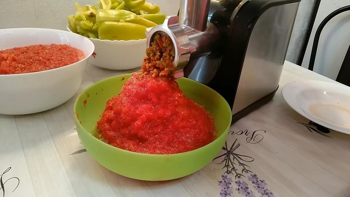 Измельчение овощей