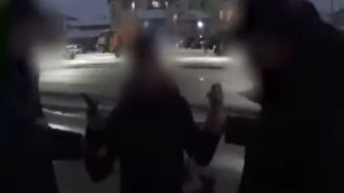 Задержание подозреваемой