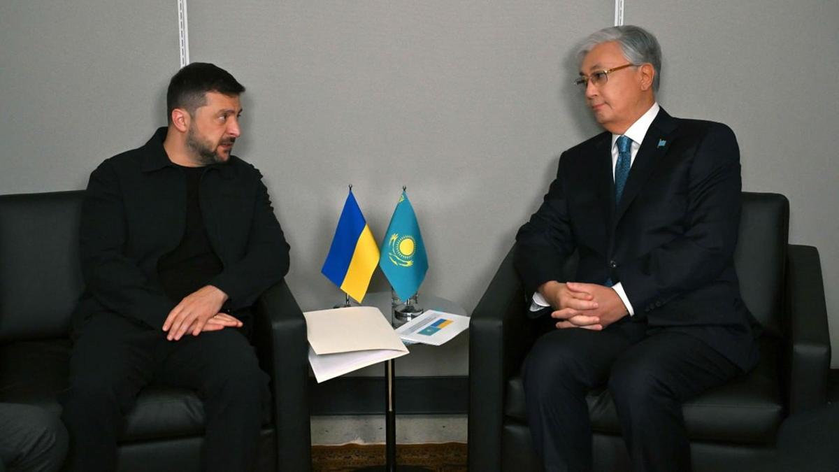 Тоқаев пен Зеленский