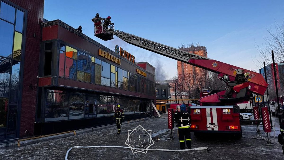 Пожар в Астане