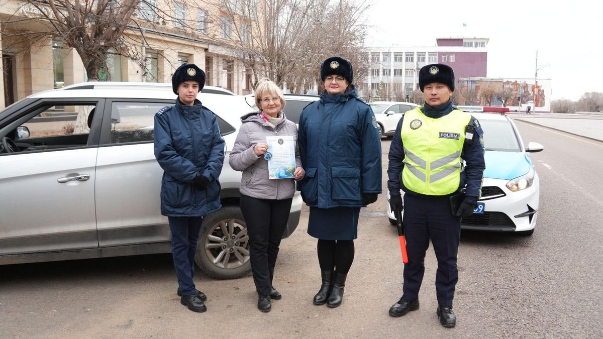 Карагандинка 30 лет не нарушала ПДД