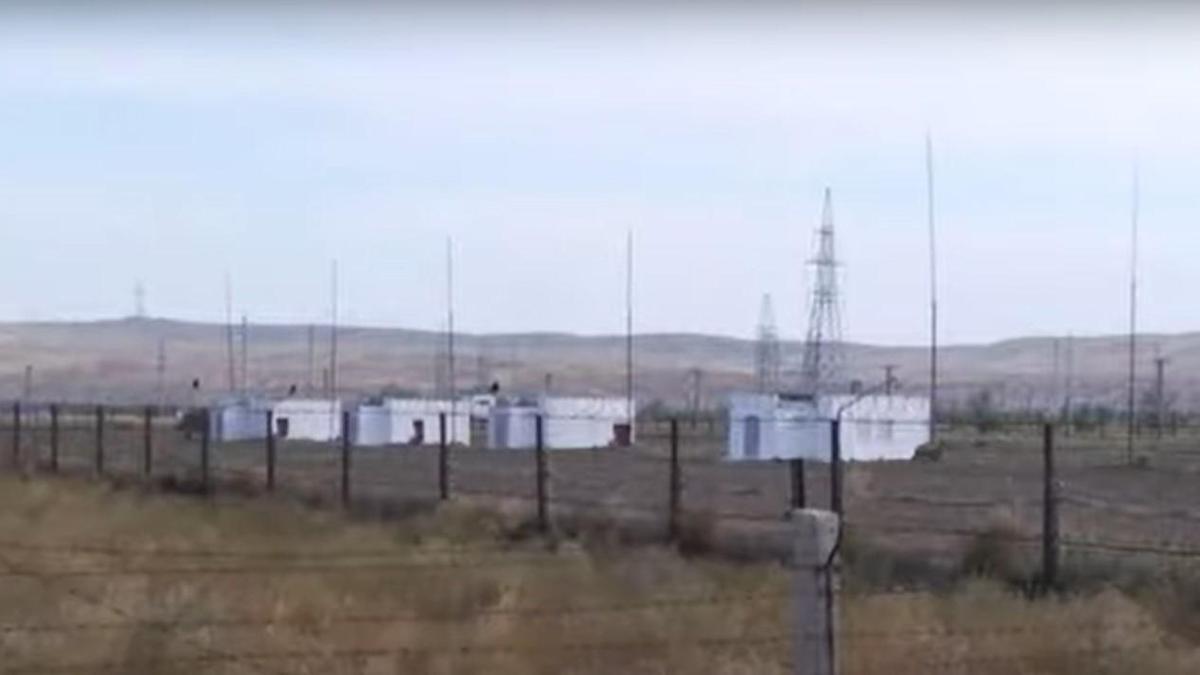 Склад боеприпасов близ поселка Акжар-2 под Актобе