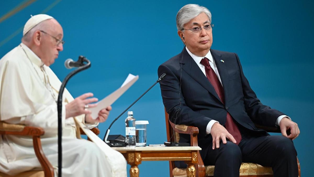 Рим Папасы мен Қасым-Жомарт Тоқаев Рим Папасы мен Қасым-Жомарт Тоқаев