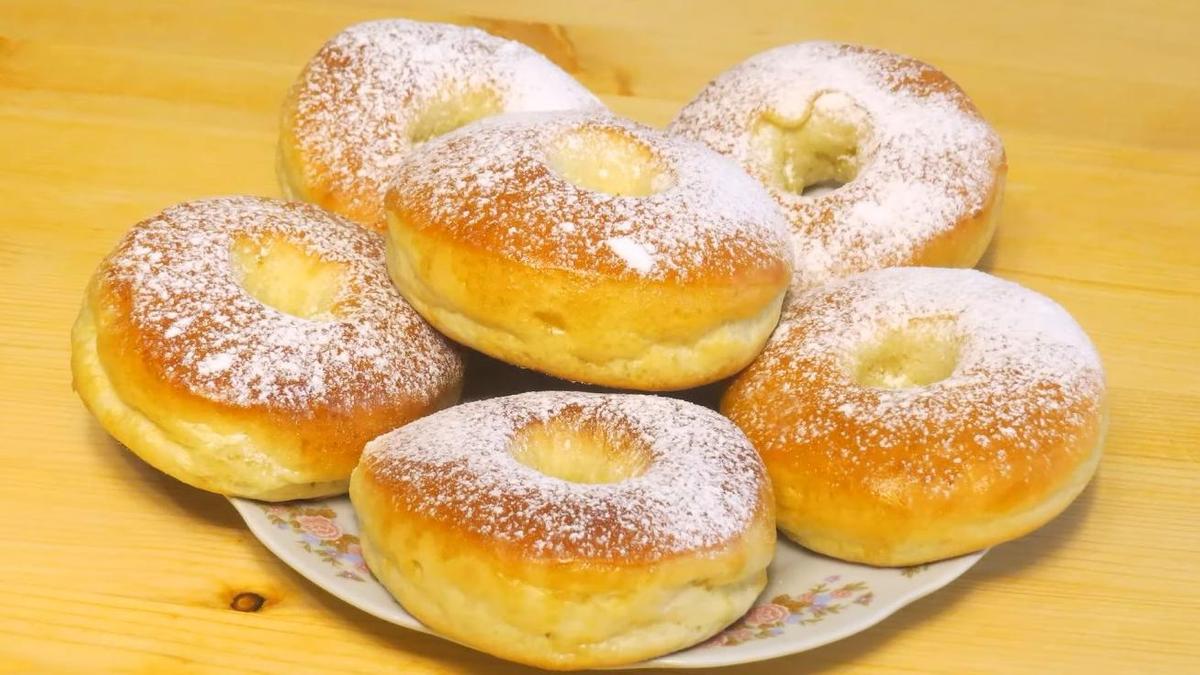Готовые пончики