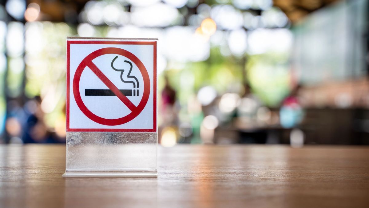 запрет на курение табличка