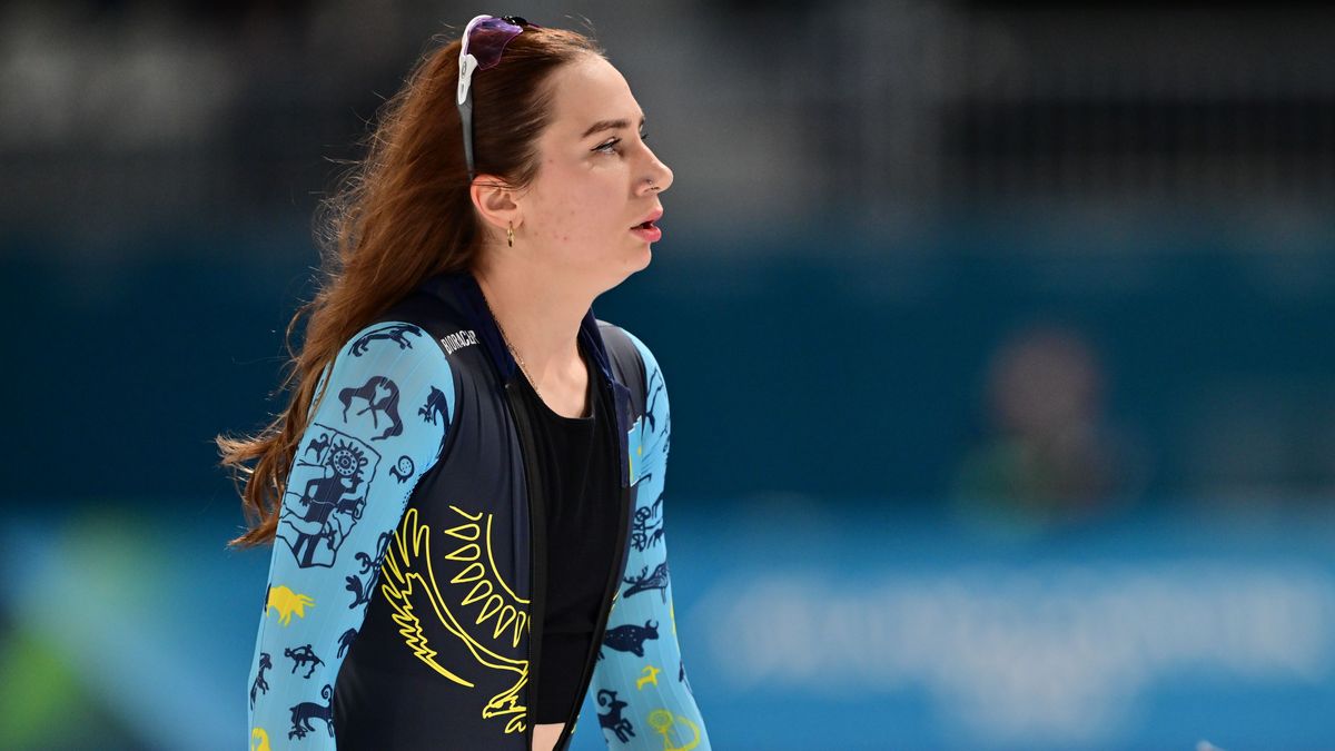 Казахстанская конькобежка Надежда Морозова