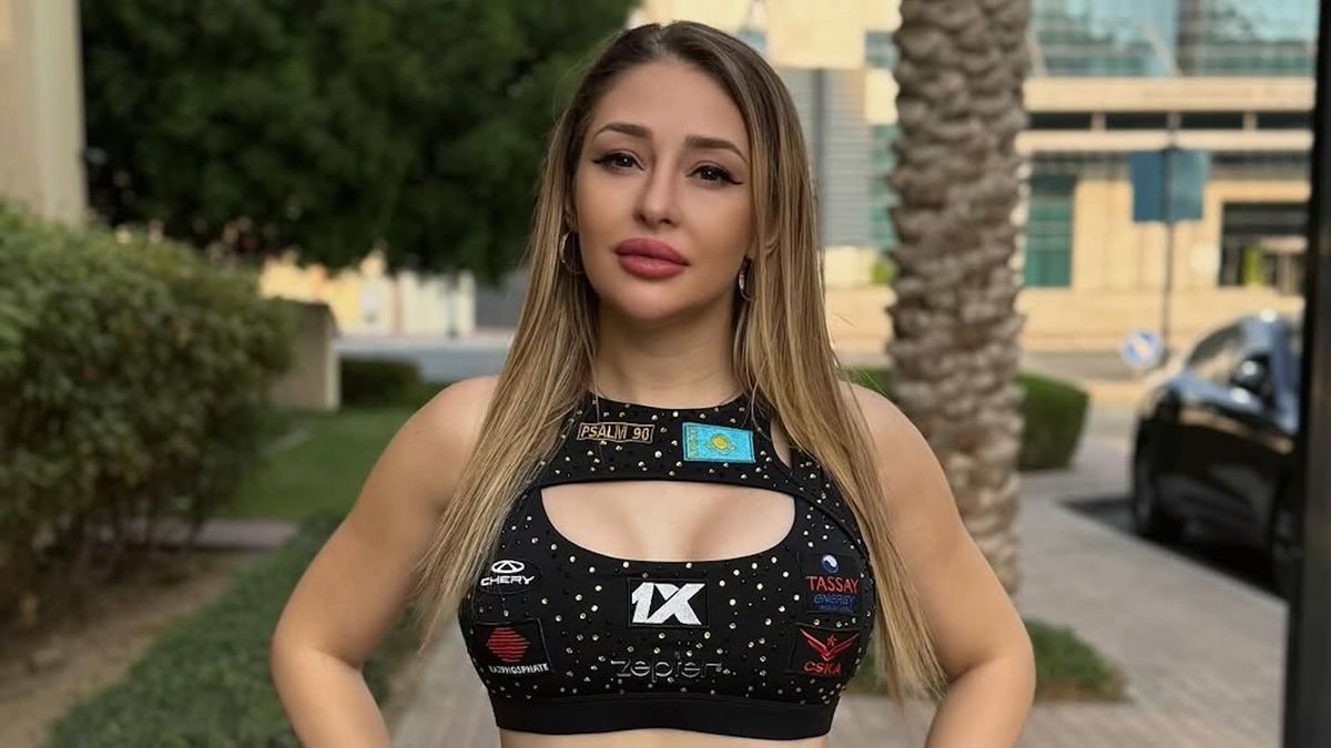 Казахстанская девушка-боксер Ангелина Лукас