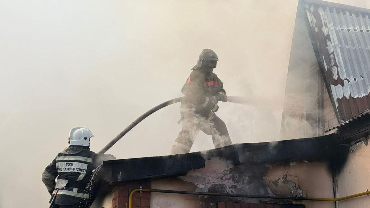 Пожар в Астане